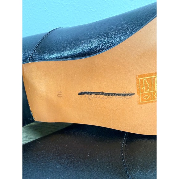Madewell The Lexie Ankle Boot True Black Size 10 - Picture 10 of 10